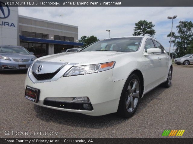 2010 Acura TL 3.5 Technology in White Diamond Pearl