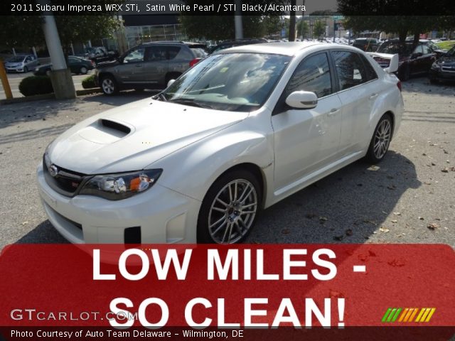 2011 Subaru Impreza WRX STi in Satin White Pearl