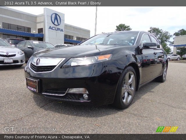 2012 Acura TL 3.5 Advance in Crystal Black Pearl