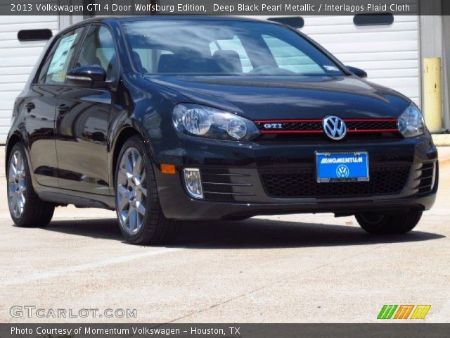 2013 Volkswagen GTI 4 Door Wolfsburg Edition in Deep Black Pearl Metallic