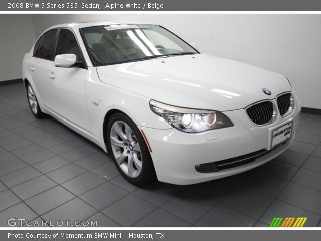 2008 BMW 5 Series 535i Sedan in Alpine White