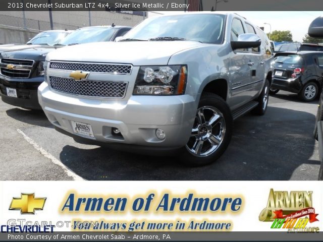 2013 Chevrolet Suburban LTZ 4x4 in Silver Ice Metallic