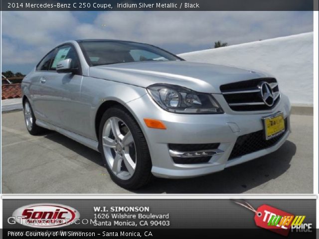 2014 Mercedes-Benz C 250 Coupe in Iridium Silver Metallic