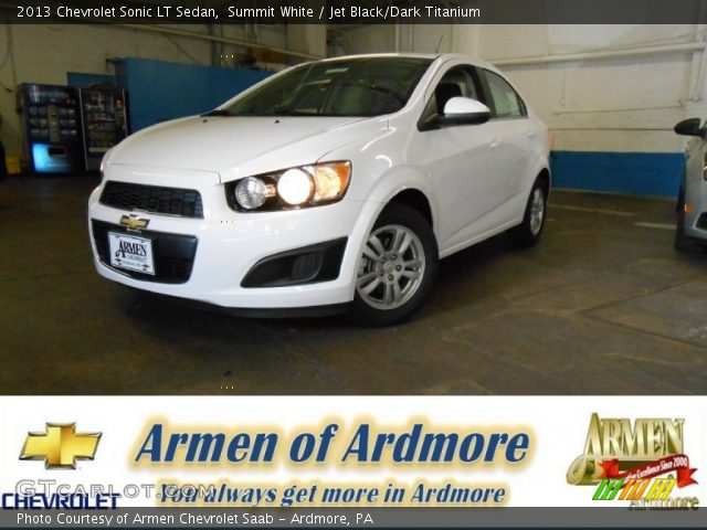 2013 Chevrolet Sonic LT Sedan in Summit White