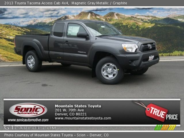 2013 Toyota Tacoma Access Cab 4x4 in Magnetic Gray Metallic