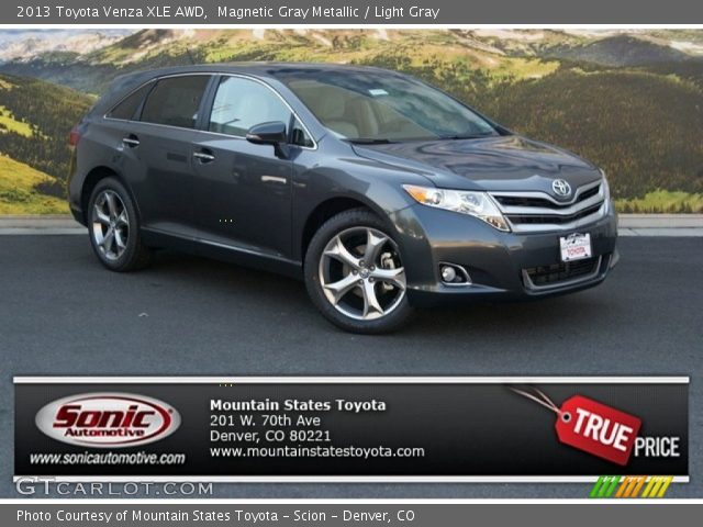 2013 Toyota Venza XLE AWD in Magnetic Gray Metallic