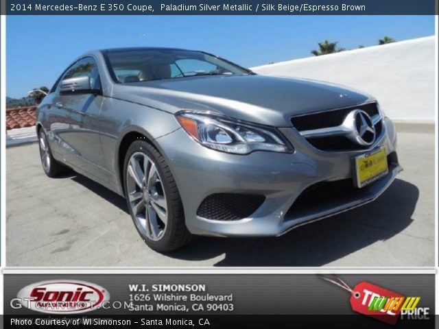 2014 Mercedes-Benz E 350 Coupe in Paladium Silver Metallic