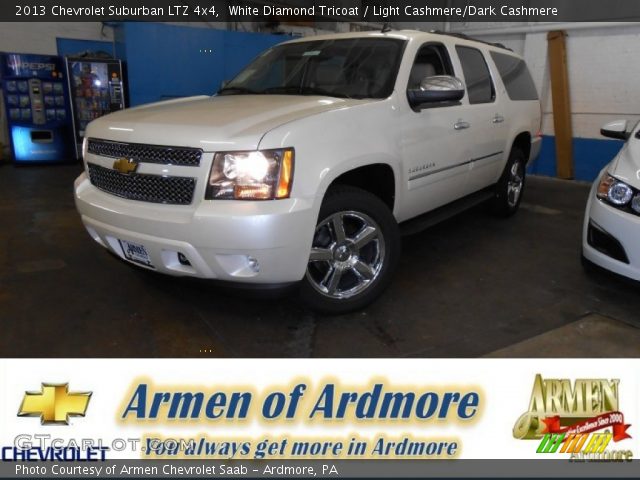 2013 Chevrolet Suburban LTZ 4x4 in White Diamond Tricoat
