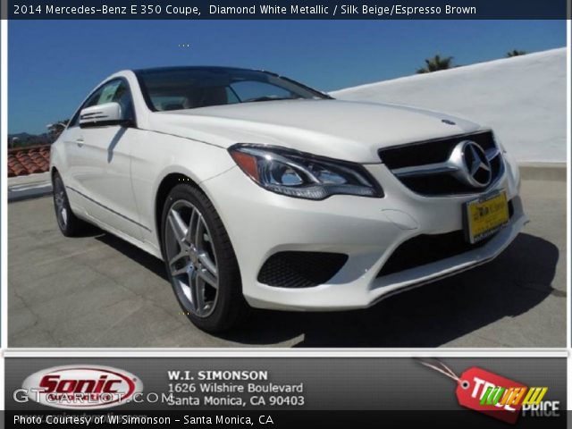 2014 Mercedes-Benz E 350 Coupe in Diamond White Metallic