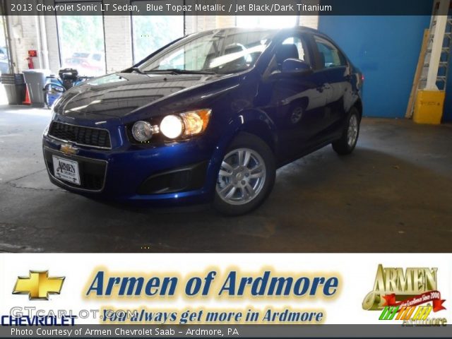 2013 Chevrolet Sonic LT Sedan in Blue Topaz Metallic