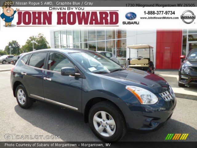 2013 Nissan Rogue S AWD in Graphite Blue