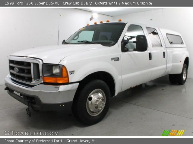 1999 Ford F350 Super Duty XLT Crew Cab Dually in Oxford White