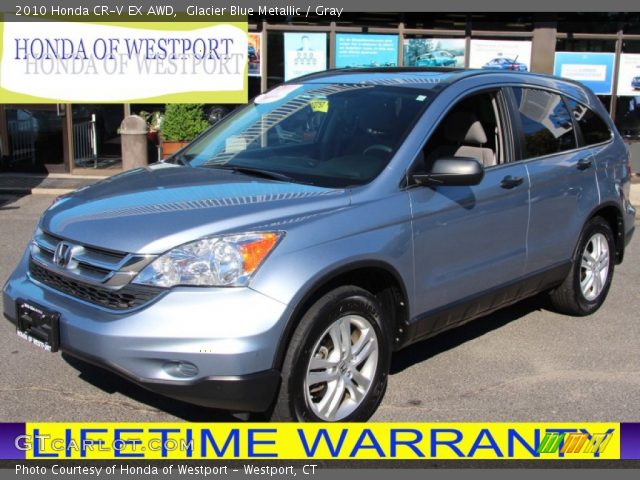 2010 Honda CR-V EX AWD in Glacier Blue Metallic