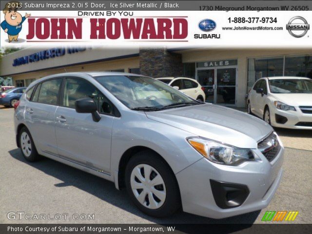 2013 Subaru Impreza 2.0i 5 Door in Ice Silver Metallic