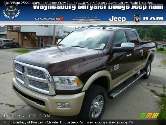 2013 Ram 2500 Laramie Longhorn Crew Cab 4x4 in Western Brown