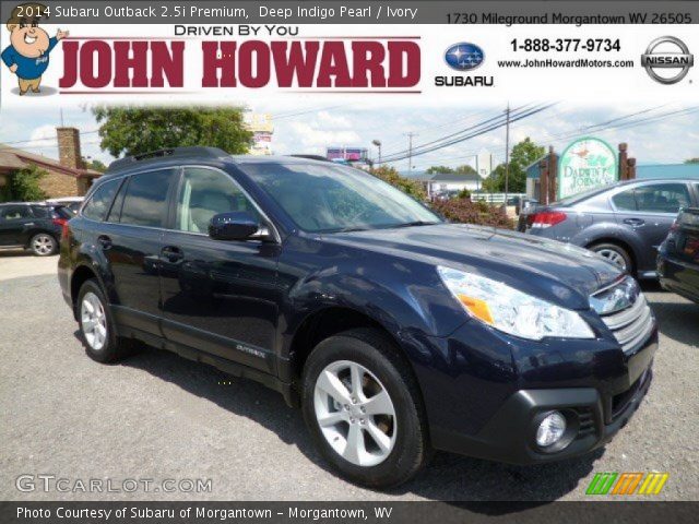 2014 Subaru Outback 2.5i Premium in Deep Indigo Pearl