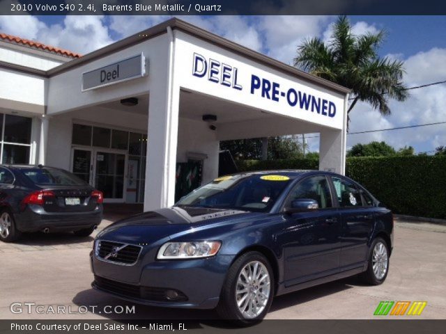 2010 Volvo S40 2.4i in Barents Blue Metallic