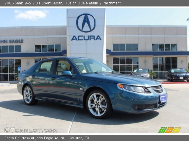 2006 Saab 9-5 2.3T Sport Sedan in Fusion Blue Metallic