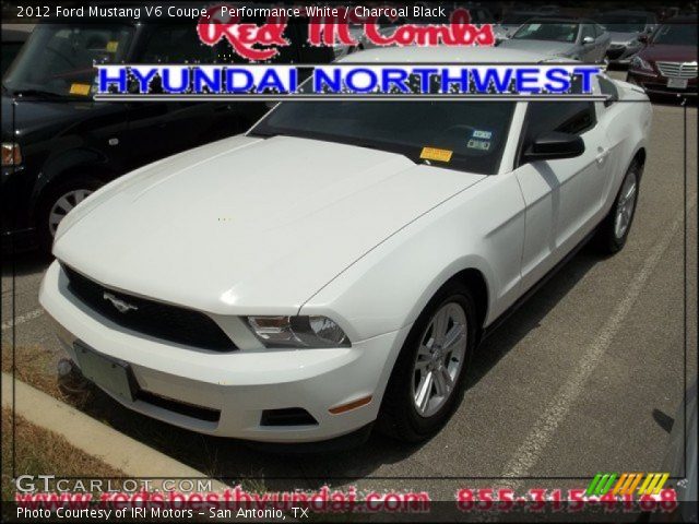 2012 Ford Mustang V6 Coupe in Performance White