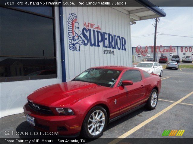 2010 Ford Mustang V6 Premium Coupe in Red Candy Metallic