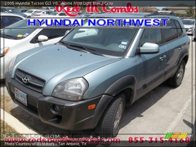 2005 Hyundai Tucson GLS V6 in Alpine Frost Light Blue
