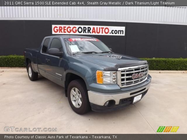 2011 GMC Sierra 1500 SLE Extended Cab 4x4 in Stealth Gray Metallic