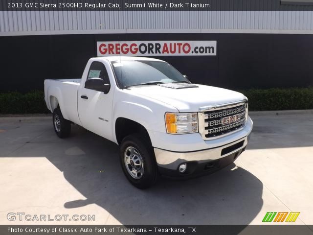 2013 GMC Sierra 2500HD Regular Cab in Summit White