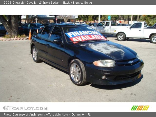 2003 Chevrolet Cavalier LS Sport Sedan in Black
