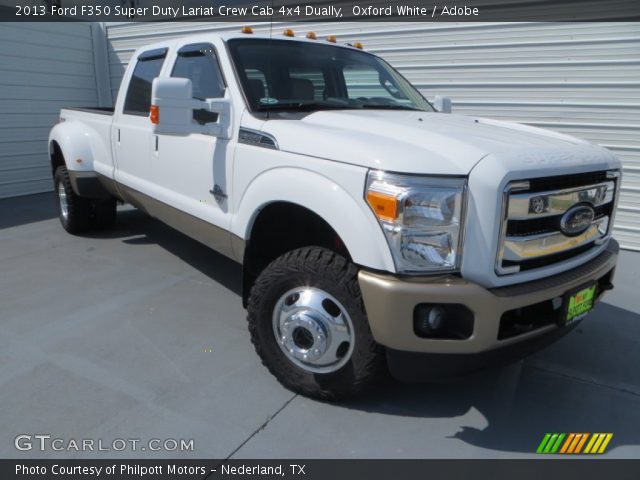 2013 Ford F350 Super Duty Lariat Crew Cab 4x4 Dually in Oxford White