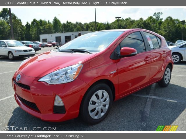 2013 Toyota Prius c Hybrid Two in Absolutely Red