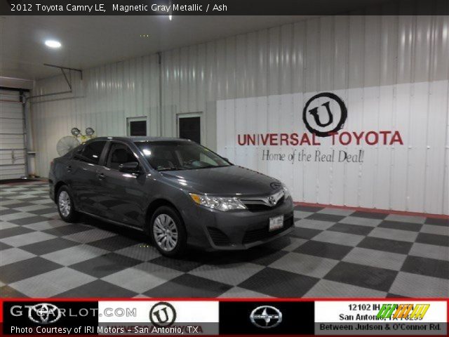 2012 Toyota Camry LE in Magnetic Gray Metallic