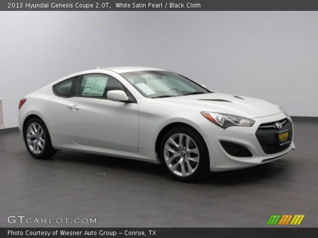 2013 Hyundai Genesis Coupe 2.0T in White Satin Pearl