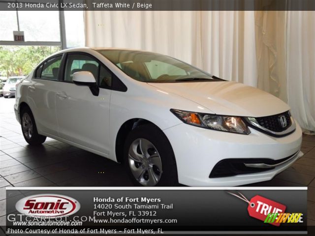 2013 Honda Civic LX Sedan in Taffeta White