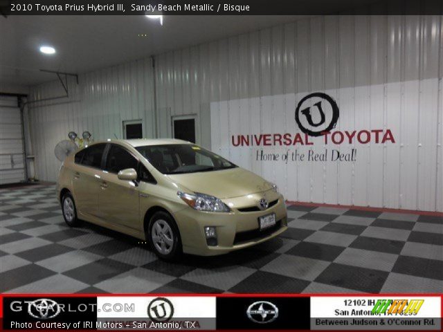 2010 Toyota Prius Hybrid III in Sandy Beach Metallic