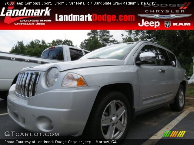 2009 Jeep Compass Sport in Bright Silver Metallic