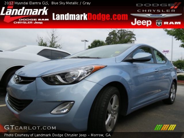 2012 Hyundai Elantra GLS in Blue Sky Metallic