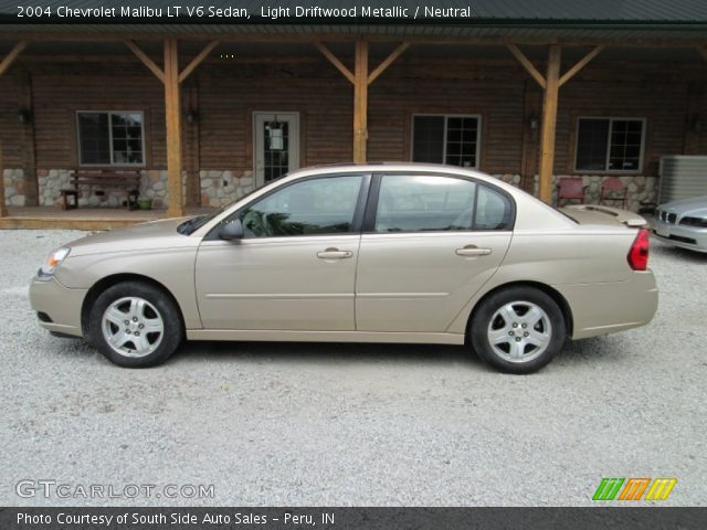 2004 Chevrolet Malibu LT V6 Sedan in Light Driftwood Metallic