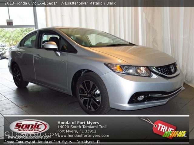 2013 Honda Civic EX-L Sedan in Alabaster Silver Metallic