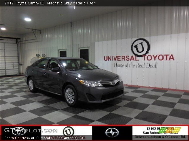 2012 Toyota Camry LE in Magnetic Gray Metallic