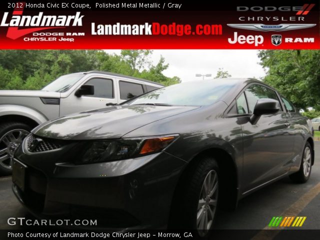2012 Honda Civic EX Coupe in Polished Metal Metallic
