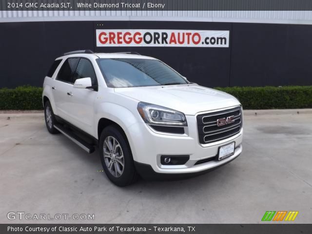 2014 GMC Acadia SLT in White Diamond Tricoat