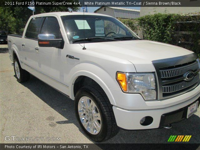 2011 Ford F150 Platinum SuperCrew 4x4 in White Platinum Metallic Tri-Coat