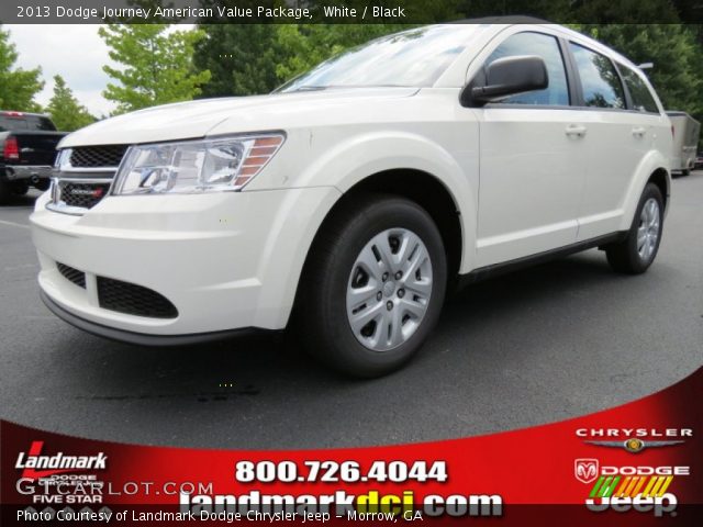 2013 Dodge Journey American Value Package in White