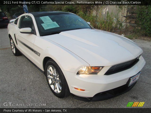 2011 Ford Mustang GT/CS California Special Coupe in Performance White