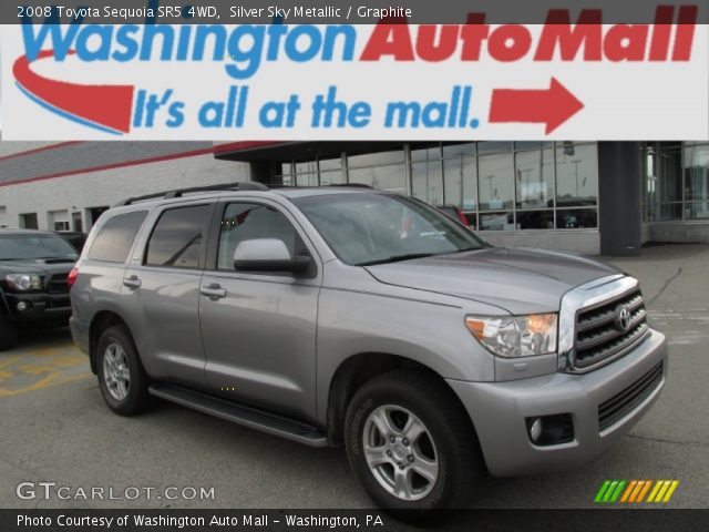 2008 Toyota Sequoia SR5 4WD in Silver Sky Metallic