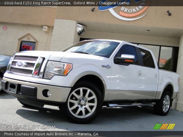 2010 Ford F150 King Ranch SuperCrew in Oxford White
