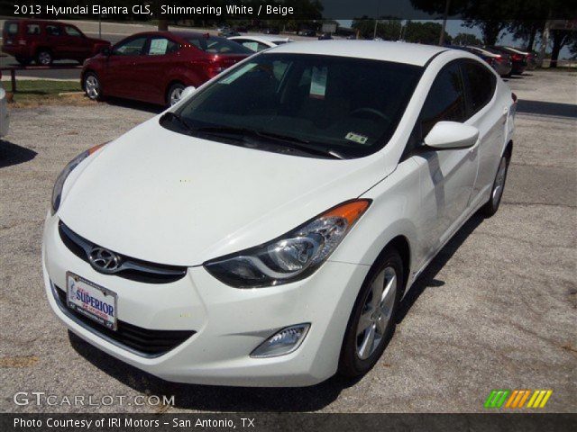 2013 Hyundai Elantra GLS in Shimmering White