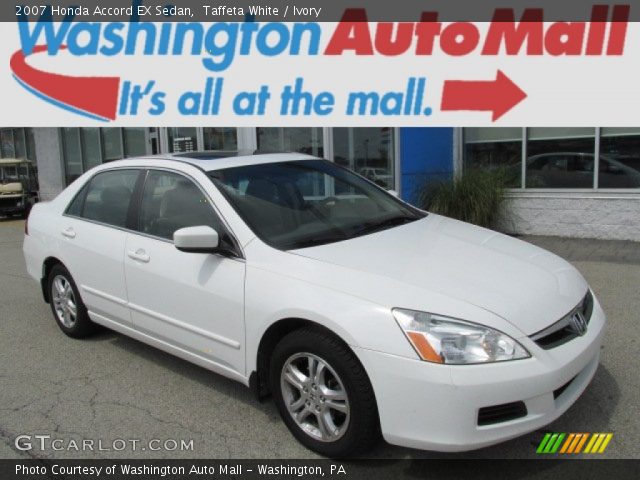 2007 Honda Accord EX Sedan in Taffeta White