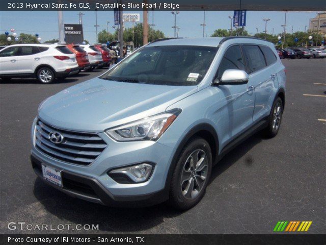 2013 Hyundai Santa Fe GLS in Crystalline Blue Pearl