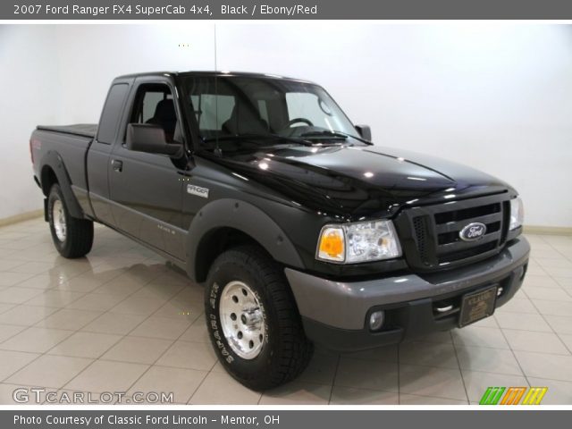 2007 Ford Ranger FX4 SuperCab 4x4 in Black